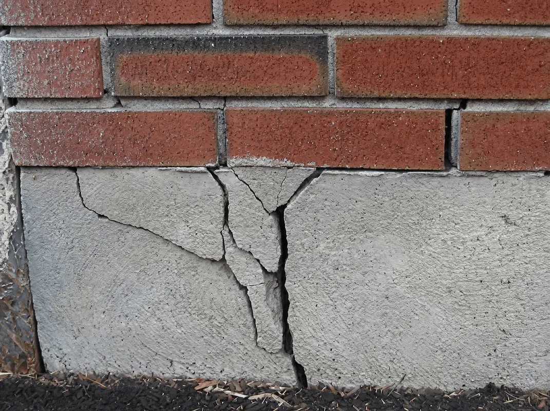 Concrete foundation with serious structural damage in Boca Raton, FL